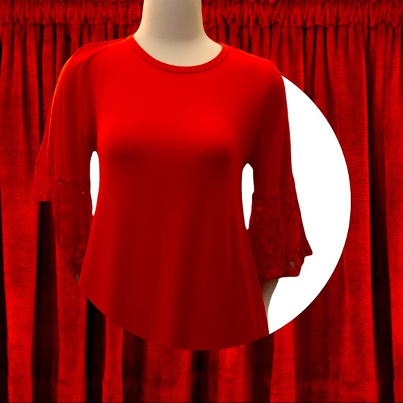 NWTS! Beautiful Red Dress Maurine by Lu LaRoe - Picture 8 of 8